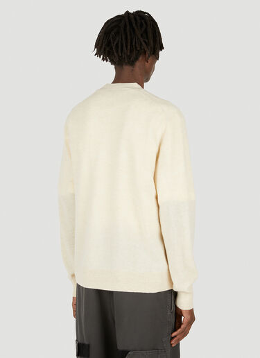 Acne Studios 로고 가디건 크림 acn0147013
