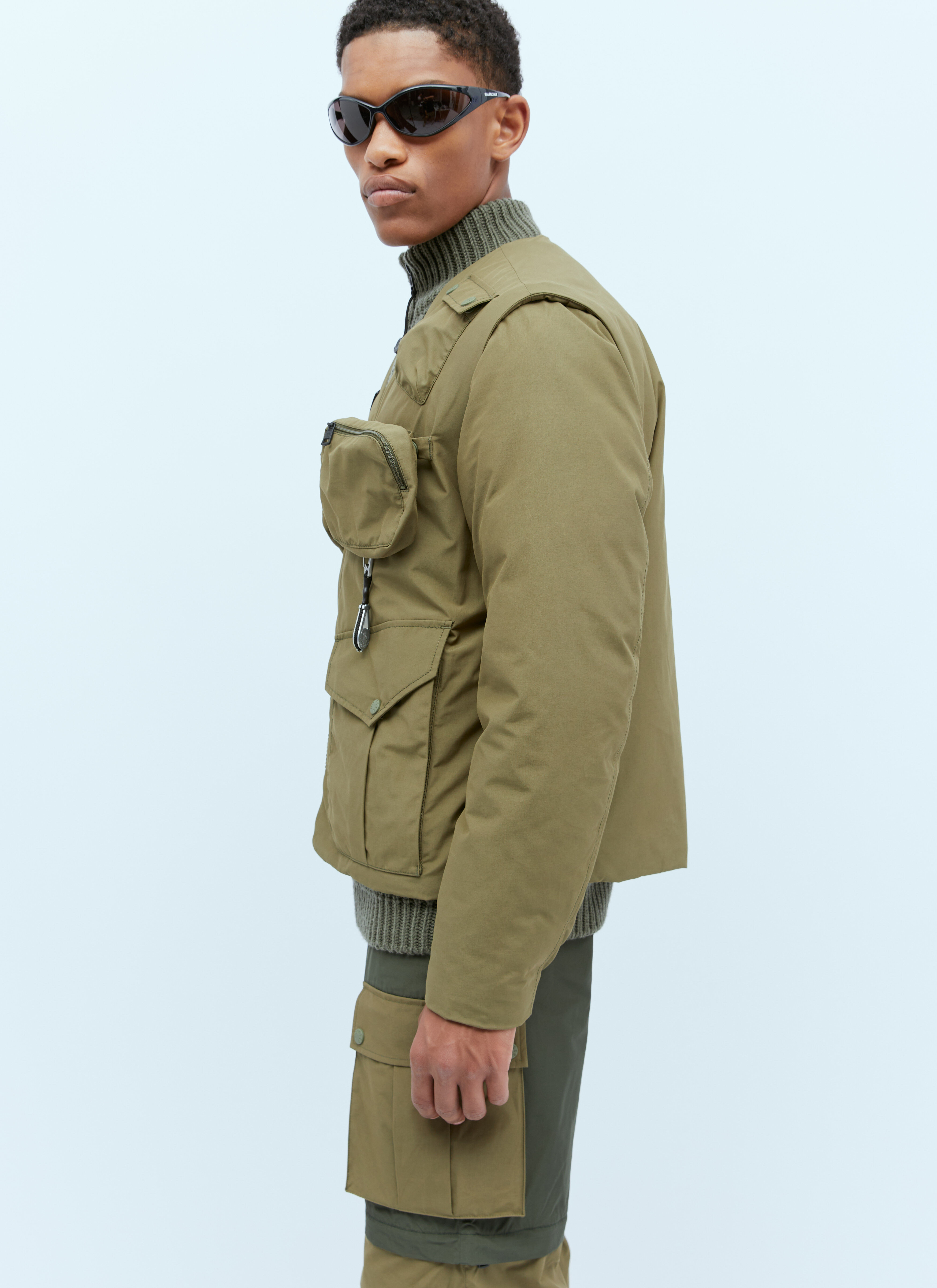 Moncler khaki jacket mens store