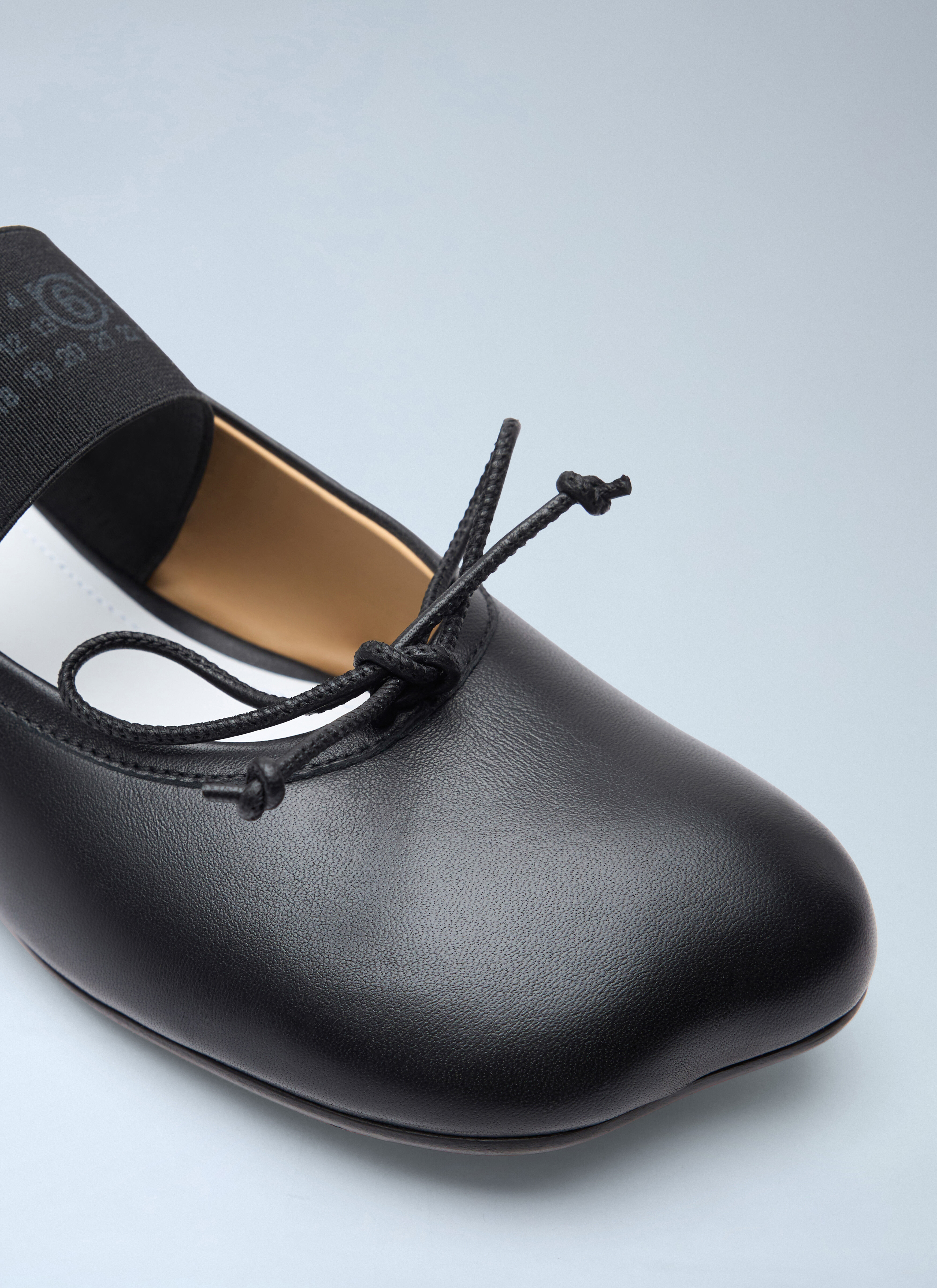 MM6 Maison Margiela Women's' Anatomic Ballerina Shoes in Black