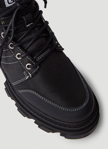 GANNI Cleated Hiking Boots Black gan0250023