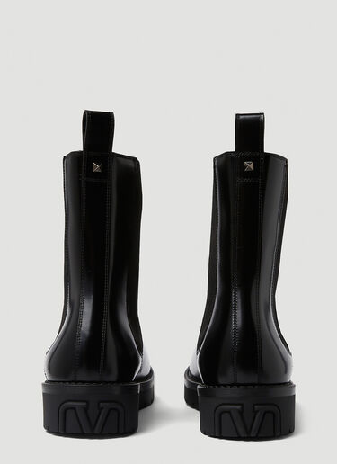 Valentino 비틀 캠든 첼시 부츠 블랙 val0149026