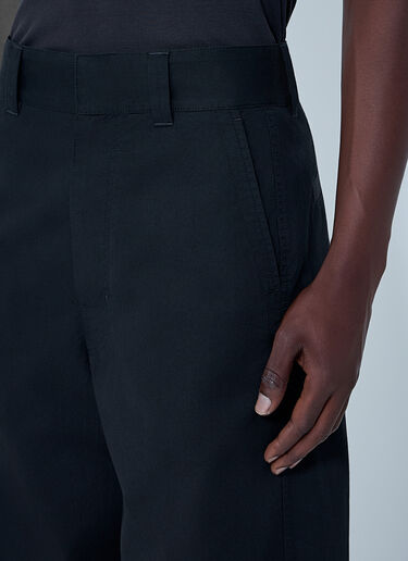 Lemaire Wide-Leg Tailored Trousers Black lem0164006