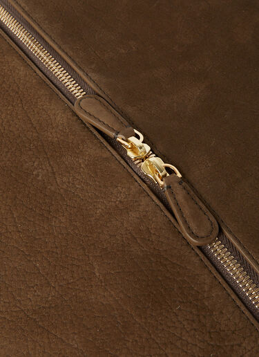 The Row Gio Duffle Bag Brown row0251025
