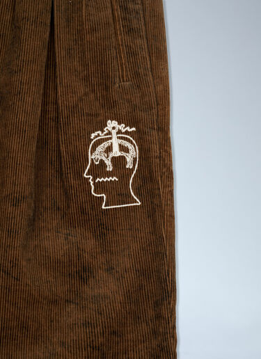 Brain Dead x Brooks Brothers California Pleated Trouser Brown brb0364004