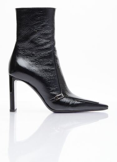 Saint Laurent Vendome Leather Boots Black sla0254053