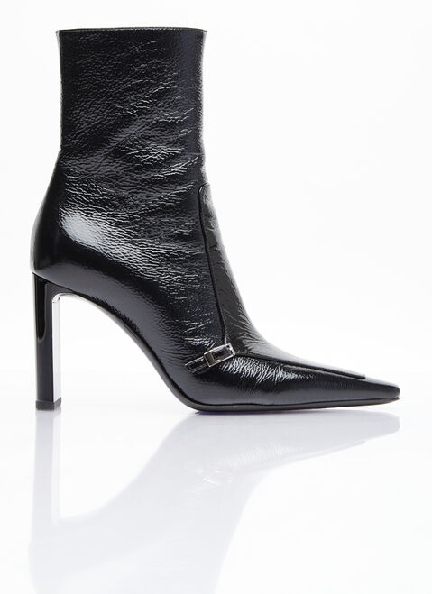 Isa Boulder Vendome Leather Boots Black isa0254007