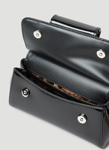 Dolce & Gabbana Kim Coin Pocket Sicily Handbag Black dol0252022