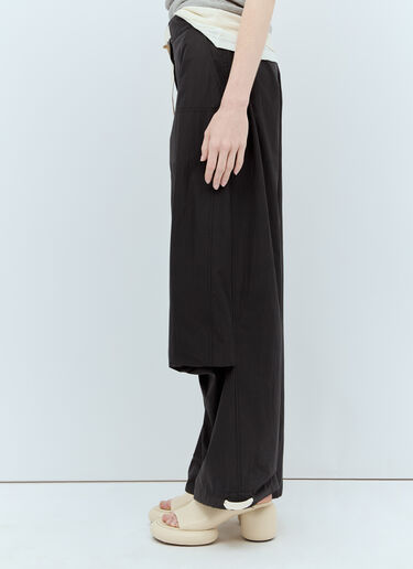 Jil Sander+ Belted Double Knee Pants Black jsp0255013