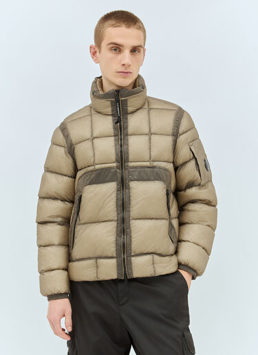 C.P. Company DD Shell Puffer Jacket Khaki pco0158006