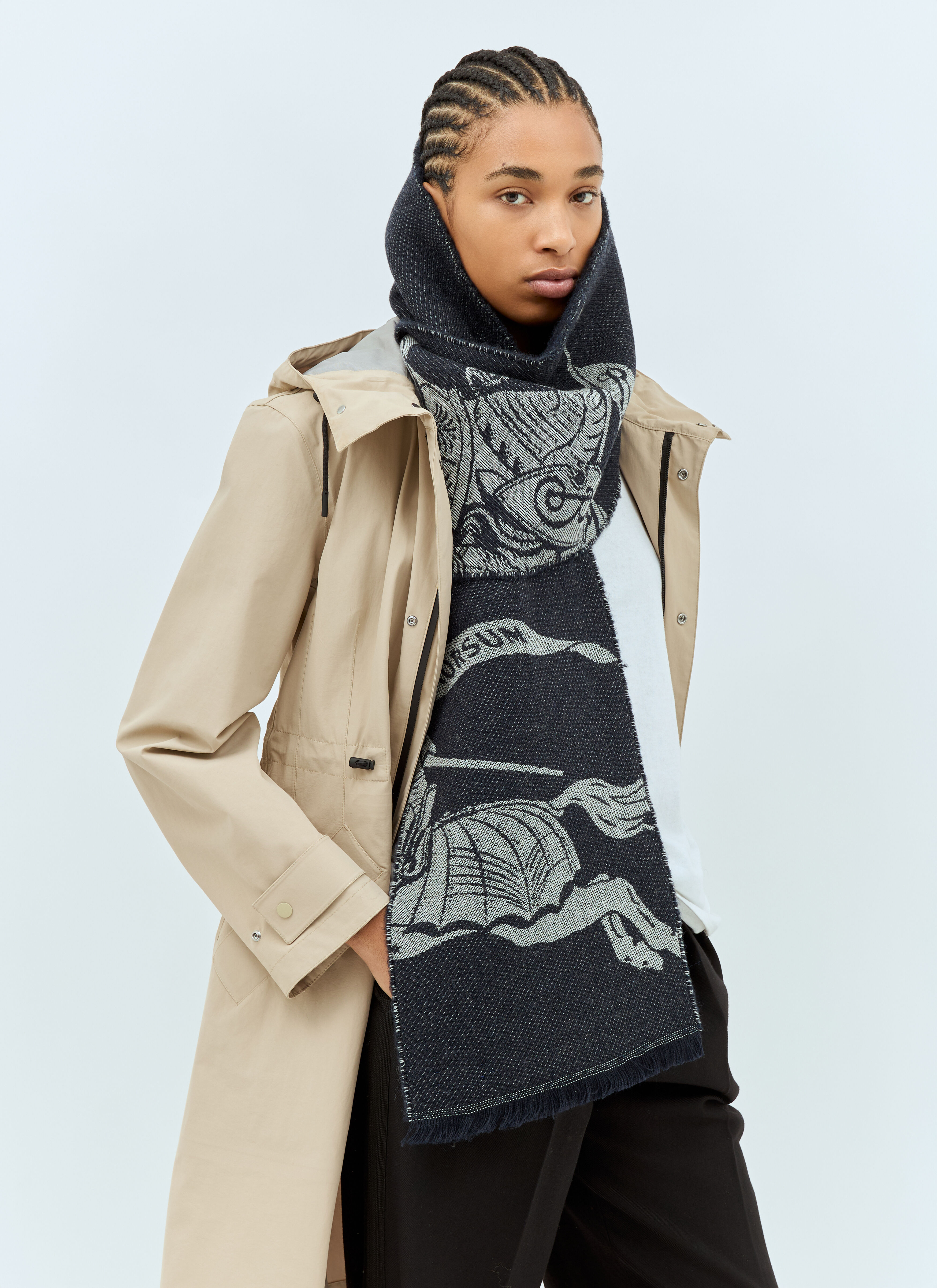 Burberry womans scarf best sale