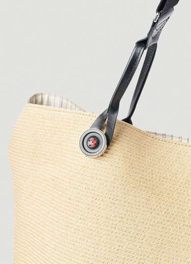 Logo Patch Tote Bag Maison Margiela Logo Patch Tote Bag Beige mla0251054