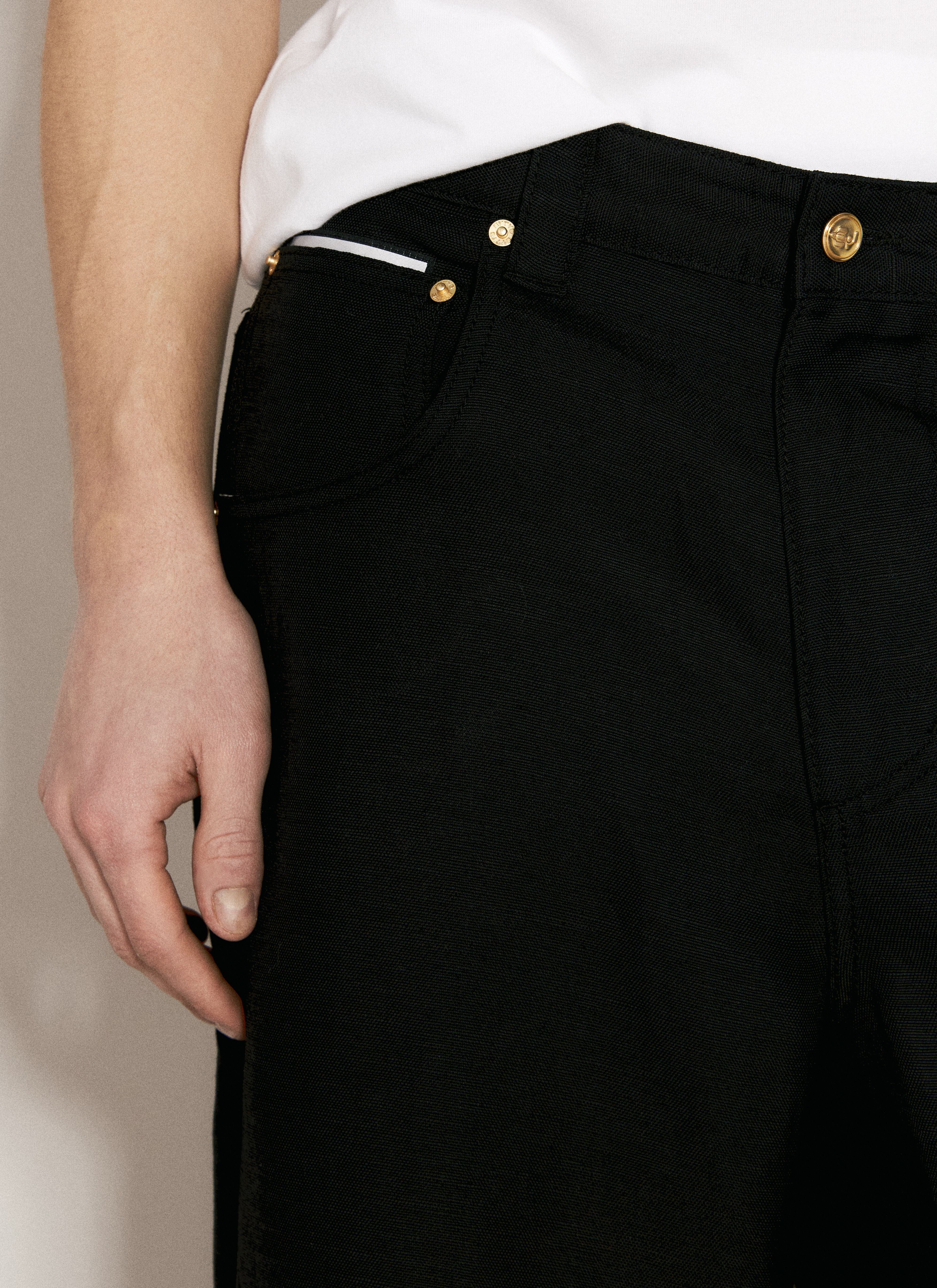 Eytys Men's' Titan Linen Pants in Black | LN-CC®