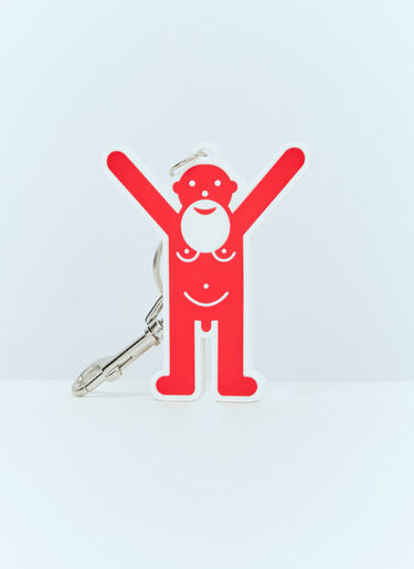 Walter Van Beirendonck Logo Key Ring Red wlt0156028