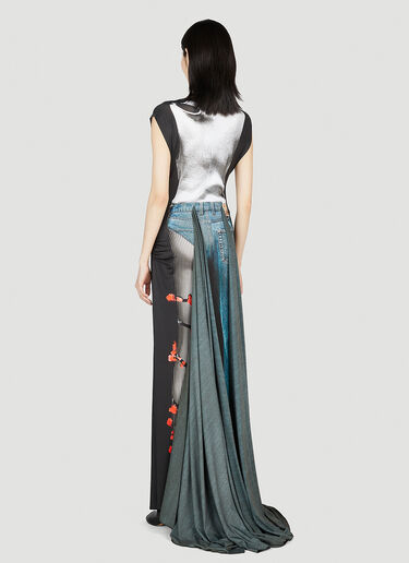 Y/Project x Jean Paul Gaultier Trompe L'Oeil Pant Dress Black jpg0252013