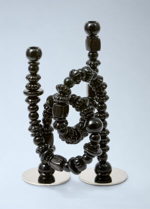 POLSPOTTEN Modular Sculptural Candle Holders Black wps0692215