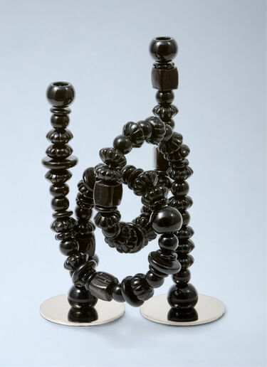 POLSPOTTEN Modular Sculptural Candle Holders Black wps0692215