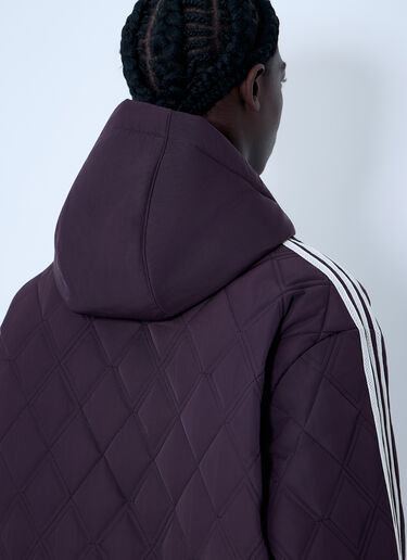 Quilted Three Stripes Jacket adidas by Wales Bonner Quilted Three Stripes Jacket Bordeaux awb0163010