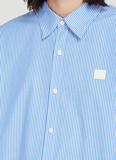 Acne Studios Oversized Striped Shirt Blue acn0241009