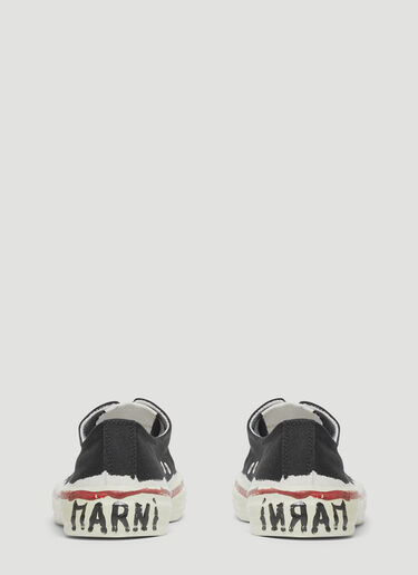 Marni Low-Top Graffiti Sneakers Black mni0243039