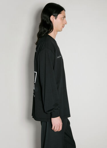 Yohji Yamamoto x Neighborhood ロゴプリントTシャツ  ブラック yoy0156023