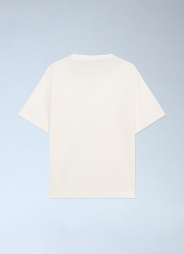 Curved Logo T-Shirt Palm Angels Curved Logo T-Shirt White pma0162044