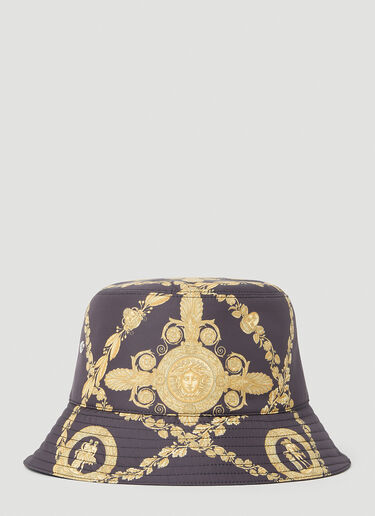 바로크 프린트 버킷 햇 Versace 바로크 프린트 버킷 햇 골드 ver0152035