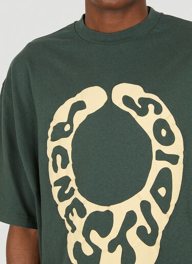 Acne Studios Crew Neck T-shirt Green acn0148030