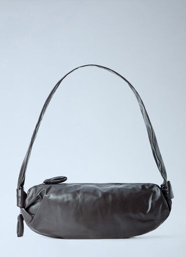 Lemaire Medium Soft Croissant Bag Brown lem0266036