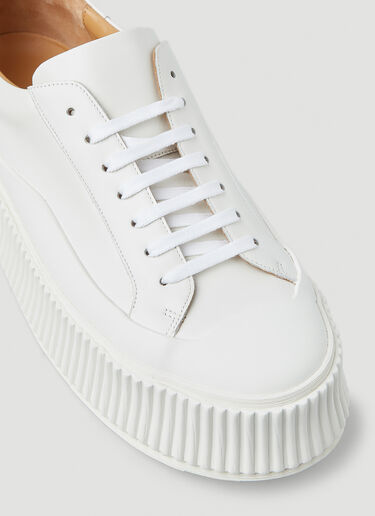 Jil Sander ヴァルカナイズ スニーカー ホワイト jil0149025