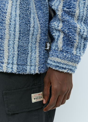 Stüssy Stripe Sherpa Shirt Blue sts0154011