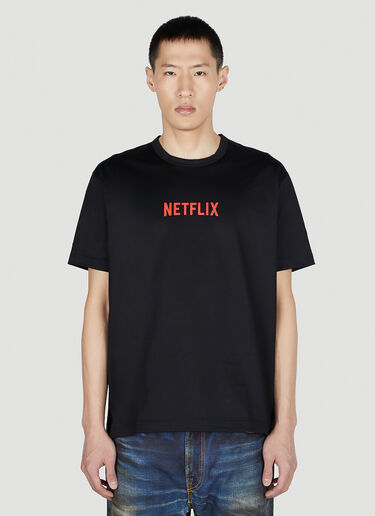 Junya Watanabe Netflix T-Shirt Black jwn0152010