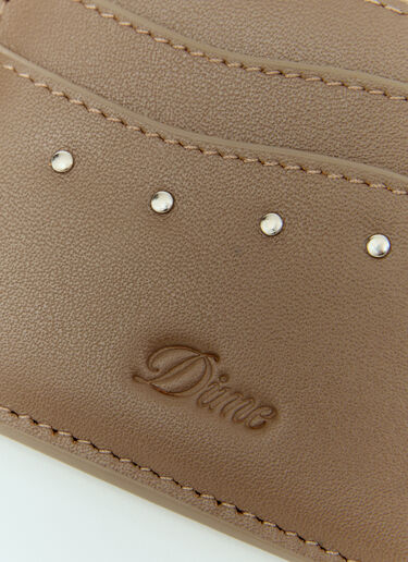 Dime Studded Cardholder Brown dmt0154029