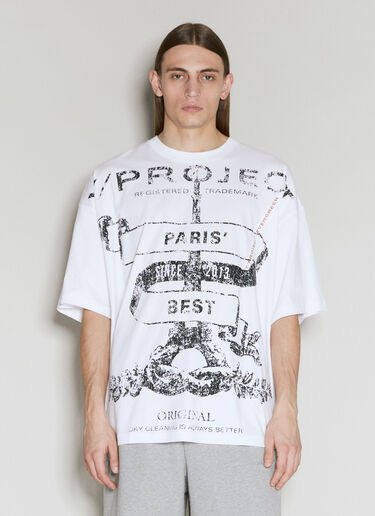 Y/PROJECT Evergreen Paris Best T-Shirt White ypr0156014