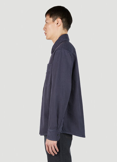 Dark Wash Denim Shirt A.P.C. Dark Wash Denim Shirt Dark Blue apc0151012