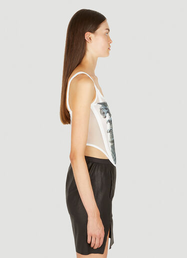 Dion Lee Column Corset Top White dle0249003