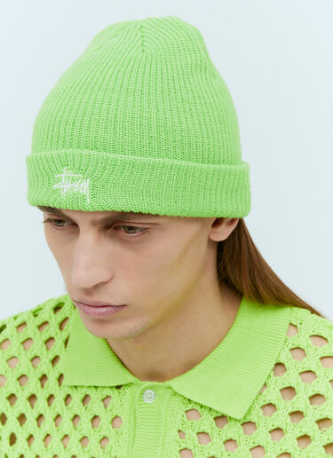 Basic Cuff Beanie Hat Stüssy Basic Cuff Beanie Hat Green sts0153021