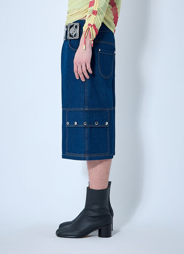 Chopova Lowena Balmy Denim Shorts Blue cho0360008