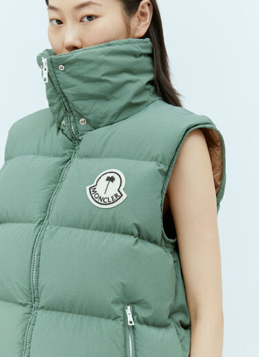 Moncler x Palm Angels Rodmar Down Vest Green mpa0355002