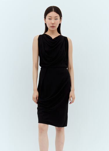Fond Midi Dress Vivienne Westwood Fond Midi Dress Black vvw0257025