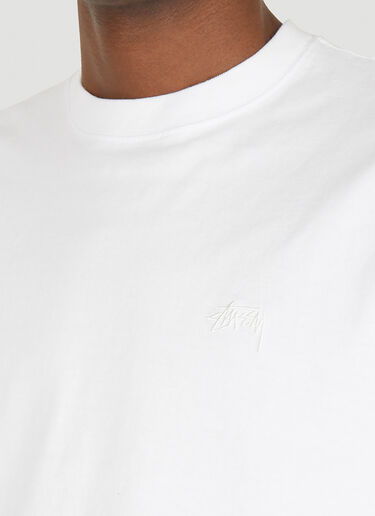 Stüssy Stock Logo T-Shirt White sts0348048