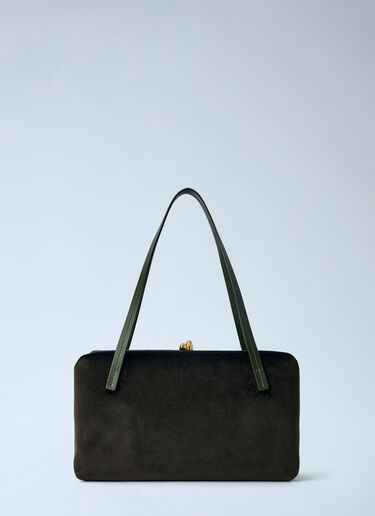 LN-CC® - Jil Sander: Goji Pillow Small Handle Bag - Green Jil Sander Goji Pillow Small Handle Bag Green jil0265018