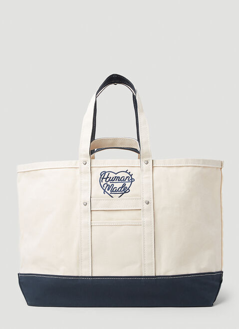 Human Made Canvas Tote Bag Khaki hmd0152006