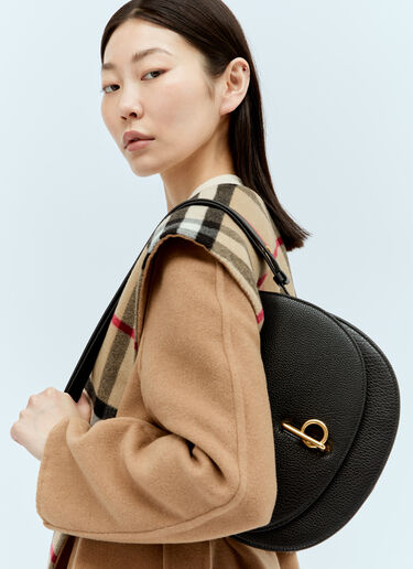 Burberry 迷你摇马单肩包  黑色 bur0255088