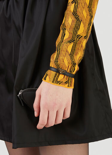 Prada Saffiano 皮革手镯 黑 pra0245060