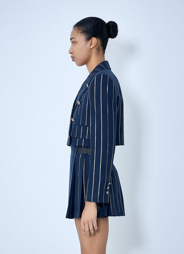 Vivienne Westwood Cut-Off Blazer Navy vvw0264002