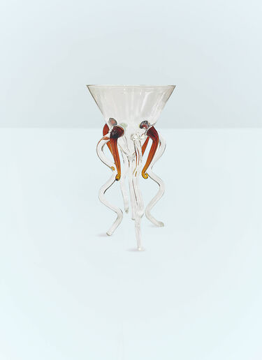 Les-Ottomans Medusa Glass Red wps0691370