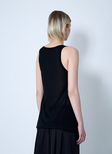 TOTEME Knit Tank Top Black tot0261066
