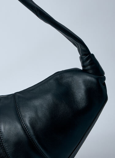 Lemaire Large Croissant Shoulder Bag Black lem0360007