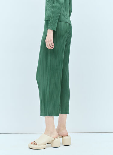 Pleats Please Issey Miyake 먼슬리 컬러: 디셈버 팬츠 그린 plp0255009
