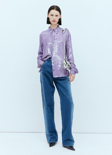 Dries Van Noten 미뇽 미니 숄더백 실버 dvn0254051